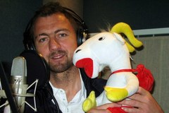 Jerzy Dudek w studiu nagrań RMF FM