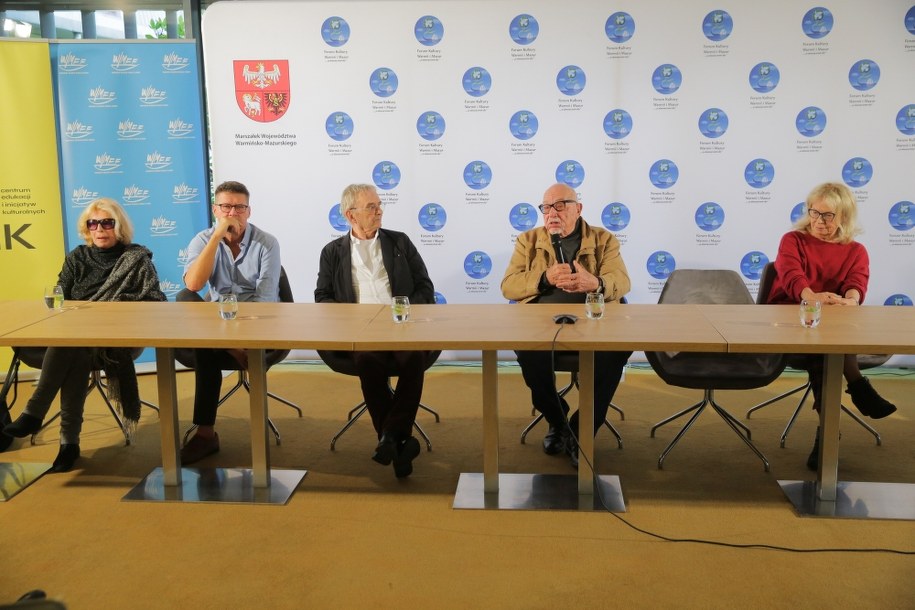 Jerzy Hoffman, Ewa Wiśniewska, Irena Karel, Wojciech Malajkat, Jerzy Bończak /Tomasz Waszczuk /PAP