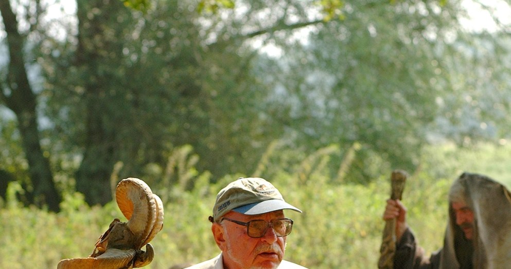 Jerzy Hoffman na planie "Starej baśni" /Żyburtowicz /AKPA