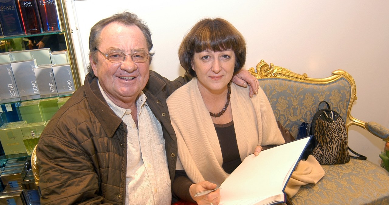 Jerzy Karaszkiewicz z żoną Elżbietą /Zawada /AKPA