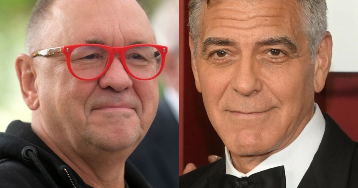 Jerzy Owsiak, George Clooney /MAREK LASYK/REPORTER/  /East News