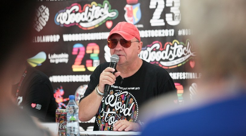 Jerzy Owsiak na tegorocznym Przystanku Woodstock /Lech Muszyński /PAP