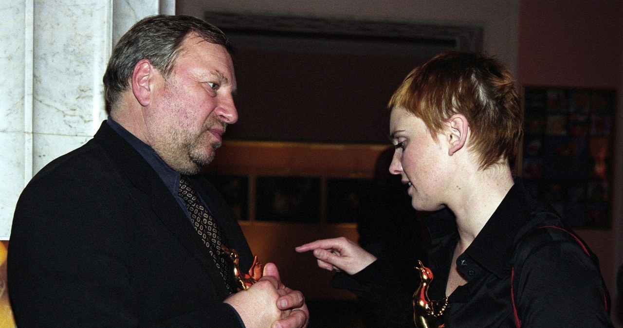 Jerzy Stuhr i Kinga Preis, 2002 rok /Tricolors /East News