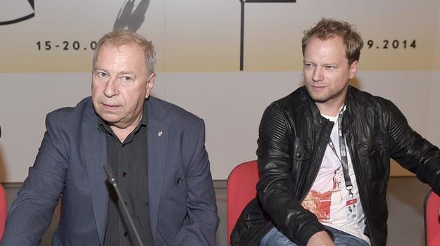 Jerzy Stuhr na konferencji prasowej po pokazie "Obywatela" na  Festiwalu Filmowym w Gdyni /AKPA