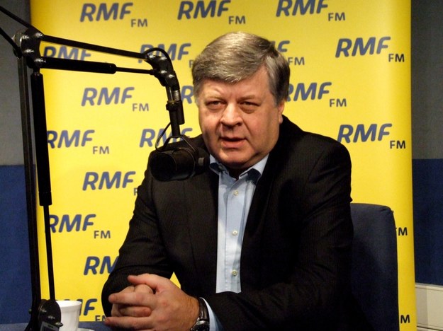 Jerzy Szmajdziński w studiu RMF FM &nbsp; /Fot. Olga Wasilewska /RMF FM