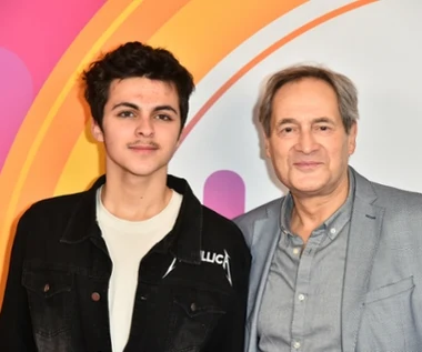 Jerzy Zelnik z wnukiem na salonach. Czy Franciszek pójdzie w ślady dziadka?