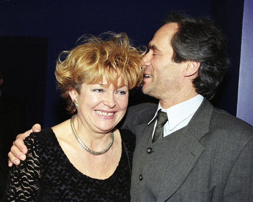 Jerzy Zelnik z żoną Urszulą, 2002 r. /East News