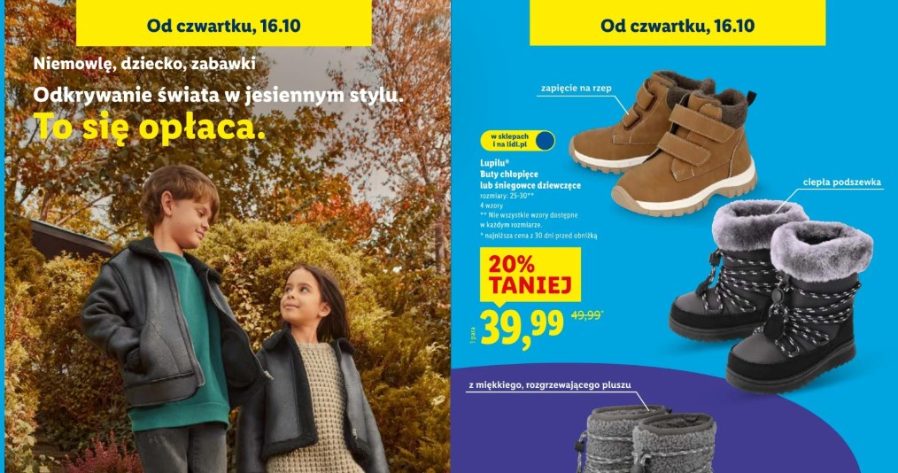 Jesienne buty i kurtki w supercenie /Lidl /INTERIA.PL