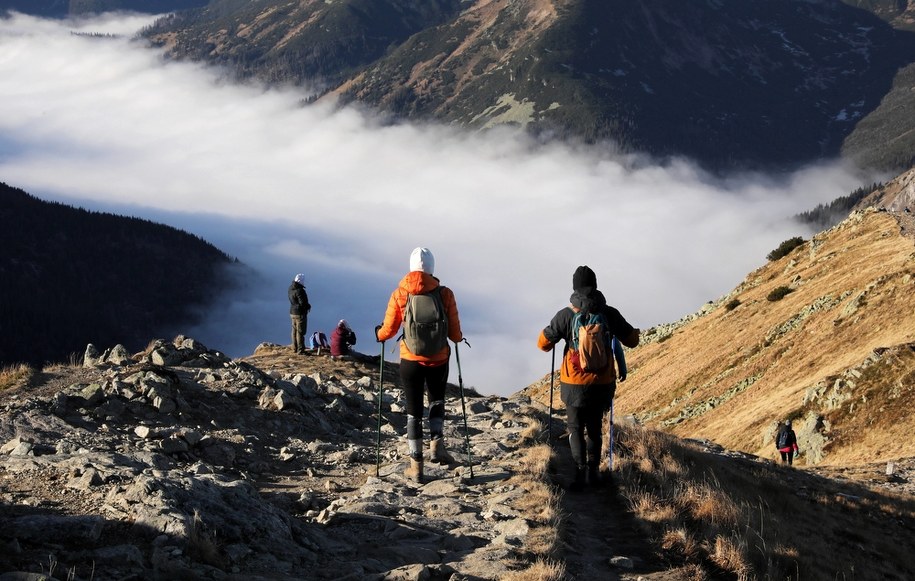 Jesienny krajobraz w rejonie Kasprowego Wierchu w Tatrach / 	Grzegorz Momot    /PAP