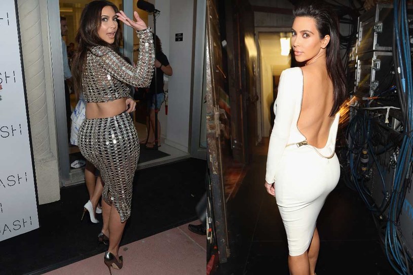 Jeśli Kim Kardashian zmieniłaby kształt pośladków, mogłaby zapoczątkować nowy trend. /Getty Images