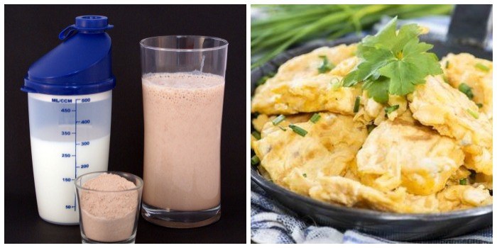 Jeśli nie wypijesz białkowego shake'a, po treningu równie dobrze zjeść jajecznicę... /INTERIA.PL