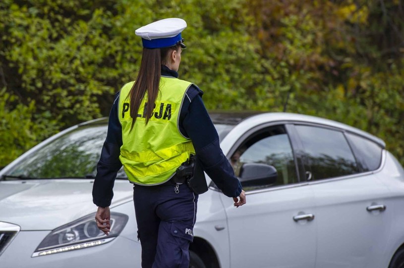 Jeśli policjant zauważy, że kierowca korzysta z telefonu w nieprawidłowy sposób, wystawi mandat /Stanisław Bielski/Reporter /East News