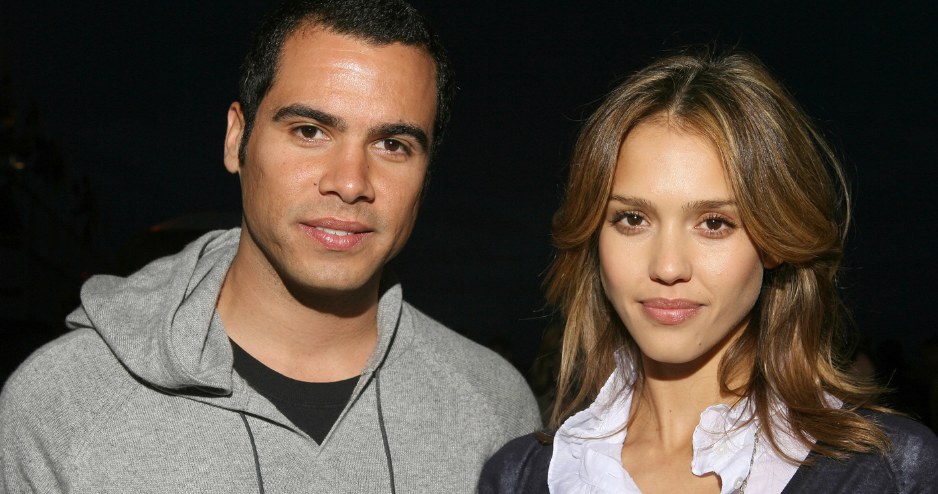 Jessica Alba z mężem /Getty Images /Getty Images