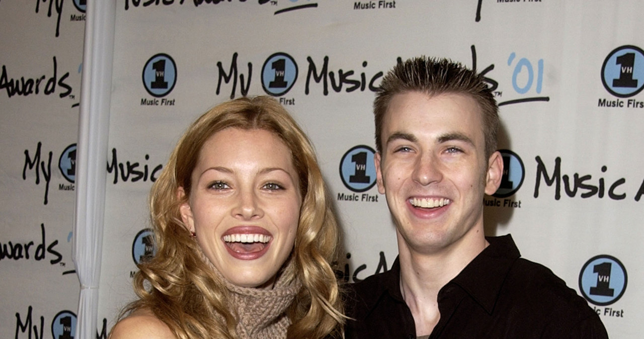 Jessica Biel i Chris Evans w 2001 roku /Steve Granitz/WireImage /Getty Images