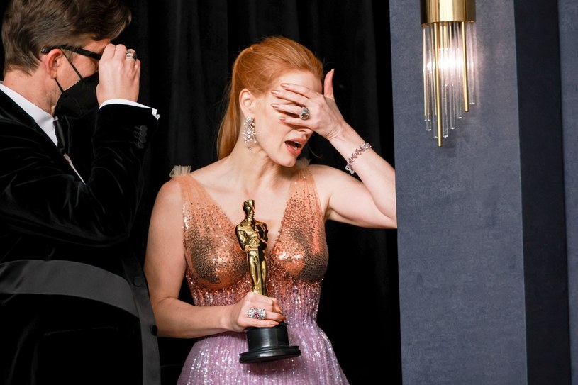 Jessica Chastain podczas 94. gali rozdania Oscarów /Getty Images