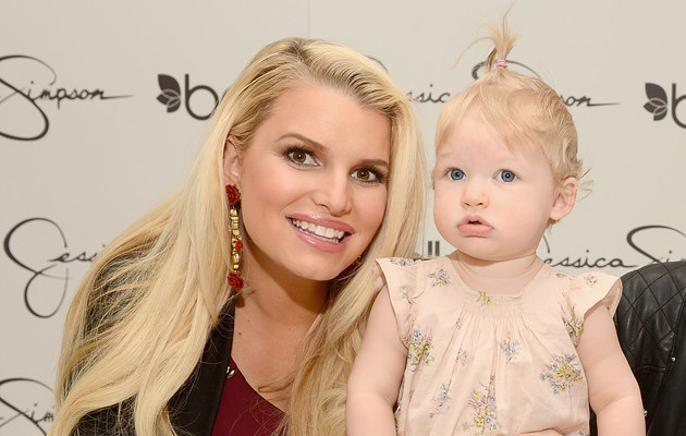 Jessica Simpson z córeczką /Jamie McCarthy /Getty Images