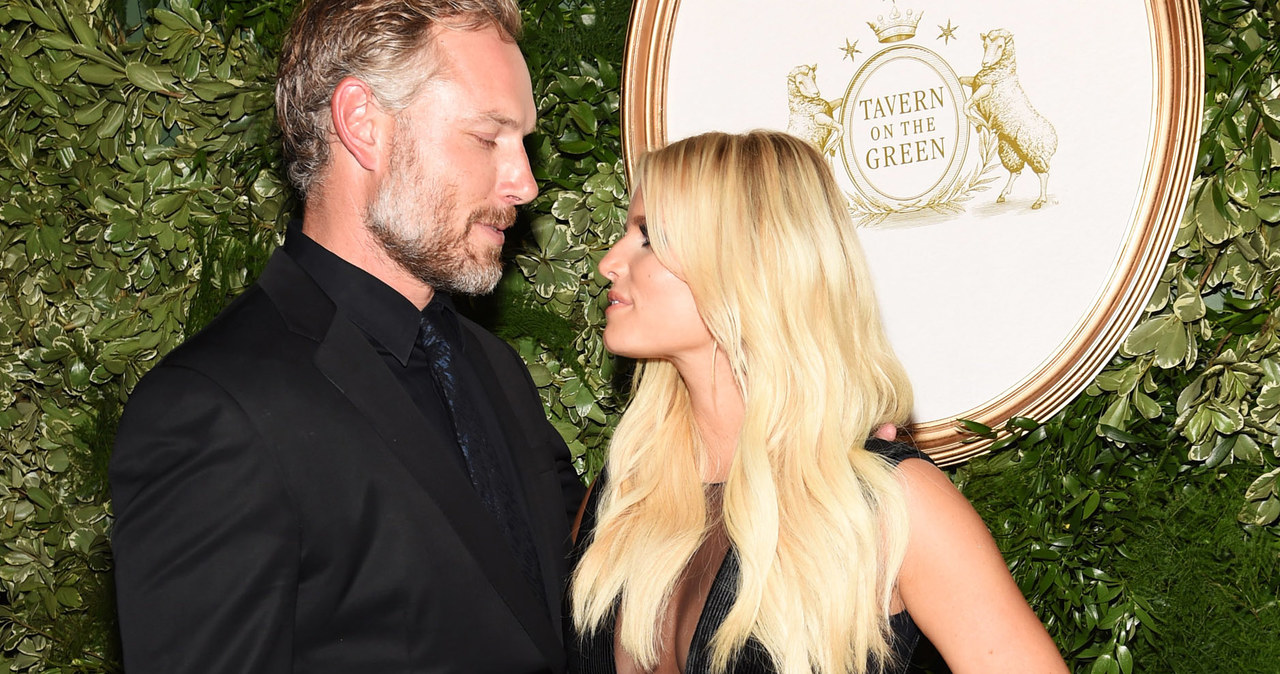 Jessica Simpson z mężem /Jamie McCarthy /Getty Images