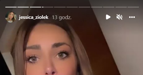 Jessica Ziółek na InstaStories @jessica_ziolek /Instagram