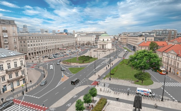 Jest przetarg na przebudowę placu Trzech Krzyży