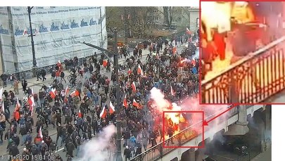 Jest śledztwo ws. pożaru w kamienicy, w kierunku której podczas Marszu Niepodległości poleciały race