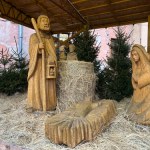 Jest tam Bolesław Chrobry i pasterz o twarzy patrona miasta. Oryginalna szopka w Olsztynie