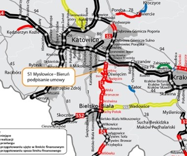 Jest umowa na ostatni, brakujący odcinek drogi S1 na Śląsku