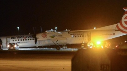 Jest wstępny raport ws. awaryjnego lądowania bombardiera na Okęciu