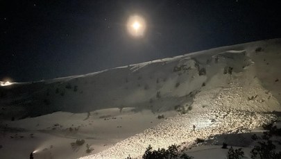 Jeszcze jedna lawina w Tatrach