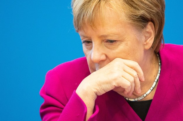 (Jeszcze) kanclerz Niemiec Angela Merkel /OMER MESSINGER  /PAP/EPA