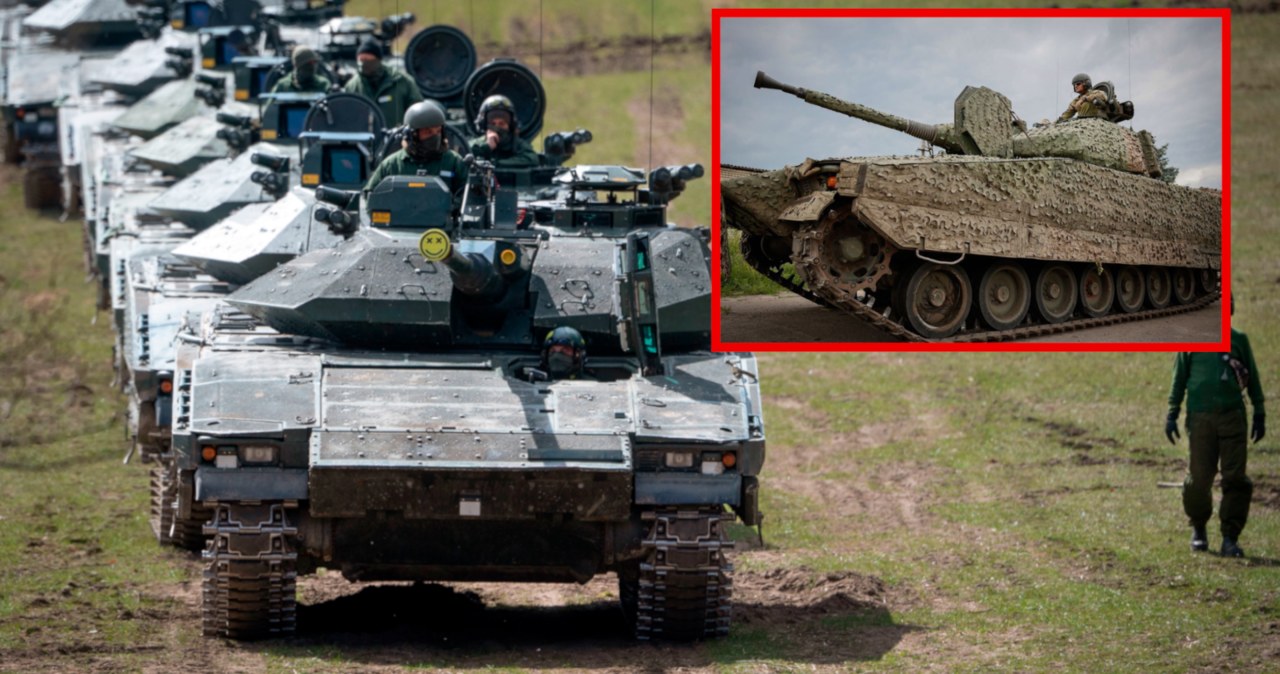 Jeszcze w maju Ukraińcy jeździli nimi w Szwecji na ćwiczeniach. Dziś wozy CV90 już są na froncie i czekają na atak. /FREDRIK SANDBERG TT NEWS AGENCYTT News Agency via AFP /AFP