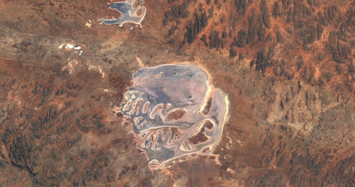 Jezioro Acraman / Google Maps /materiał zewnętrzny