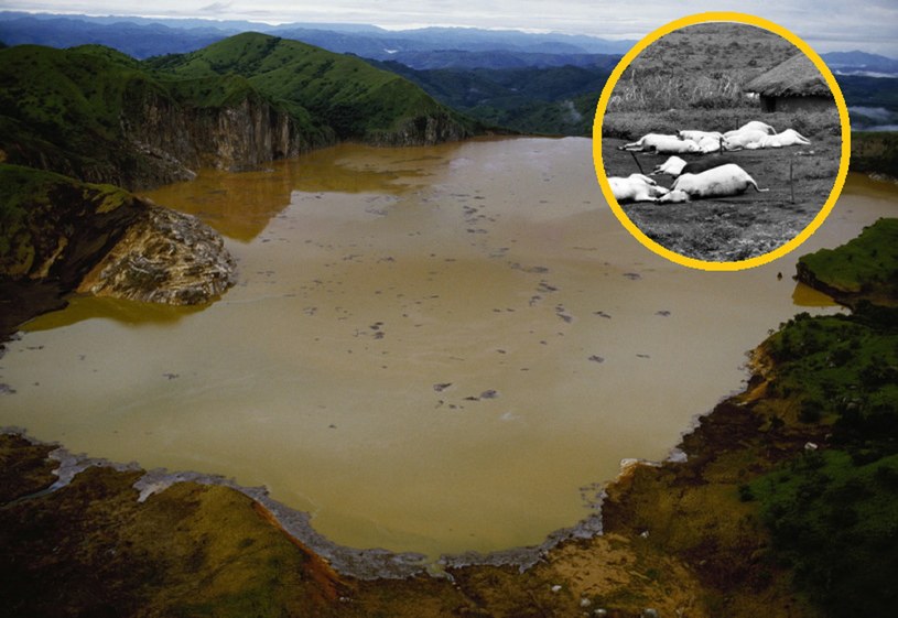 Jezioro Kuk w Kamerunie jest podejrzewane, że może być kolejnym "jeziorem-zabójcą" /YouTube