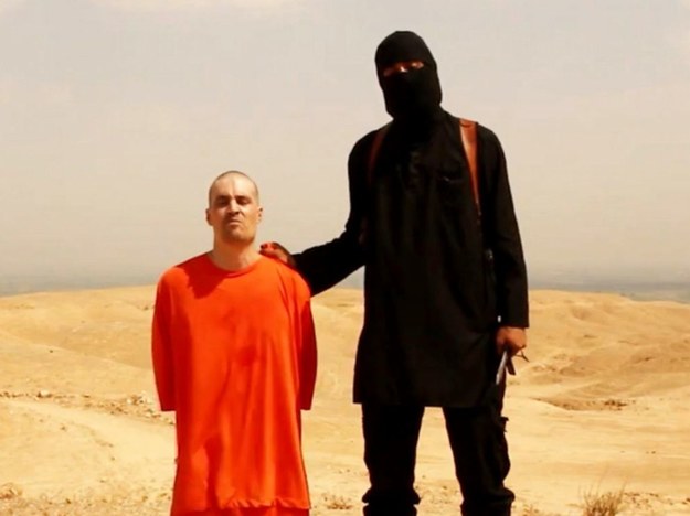 Jihadi John i jego ofiara - James Foley /Newscom /PAP