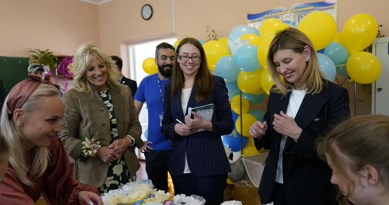 Jill Biden z niezapowiedzianą wizytą w Ukrainie /AP Pool/Associated Press/East News /East News