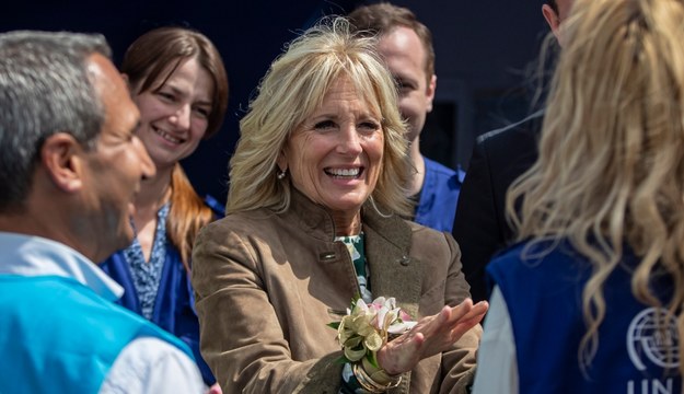 Jill Biden /Martin Divisek /PAP/EPA