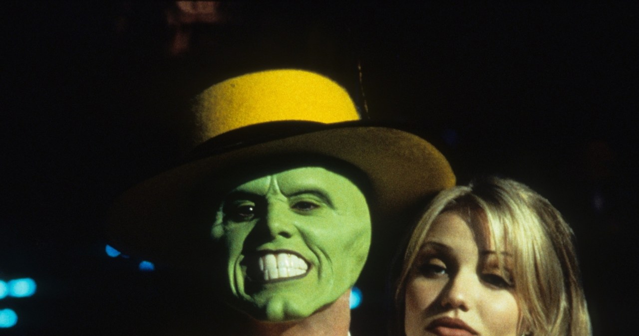Jim Carrey i Cameron Diaz w "Masce" /New Line Cinema /Getty Images