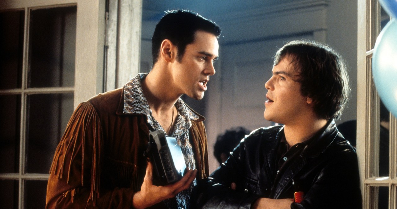 Jim Carrey i Jack Black w "Telemaniaku" /Columbia Pictures /Getty Images