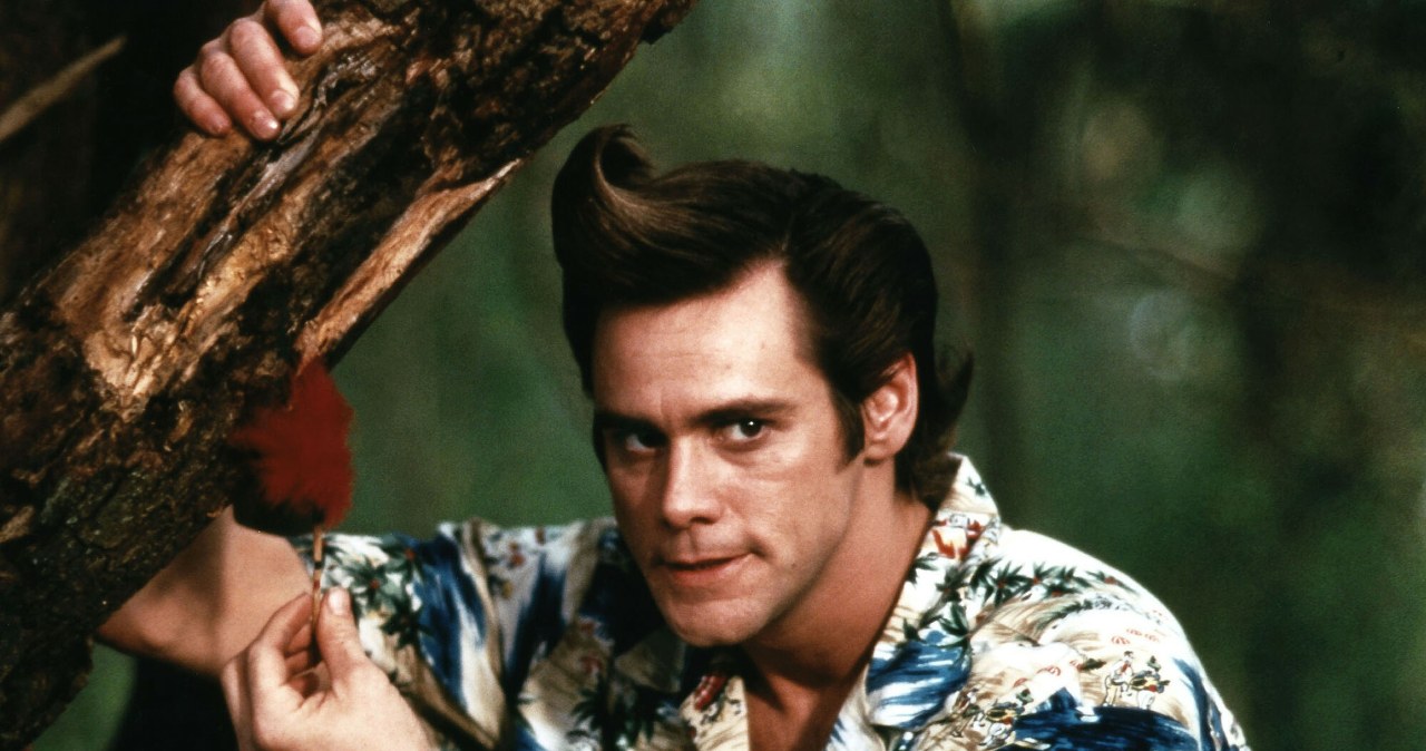 Jim Carrey w filmie "Ace Ventura: Zew natury" /Morgan Creek Productions/O Entertainment/Collection Christophel/ /East News