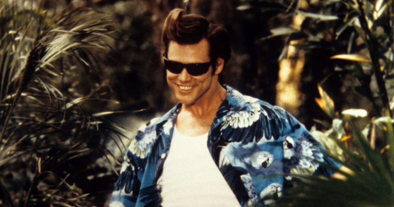 Jim Carrey w filmie "Ace Ventura: Zew natury" /Morgan Creek Productions/O Entertainment/Collection Christophel/ /East News