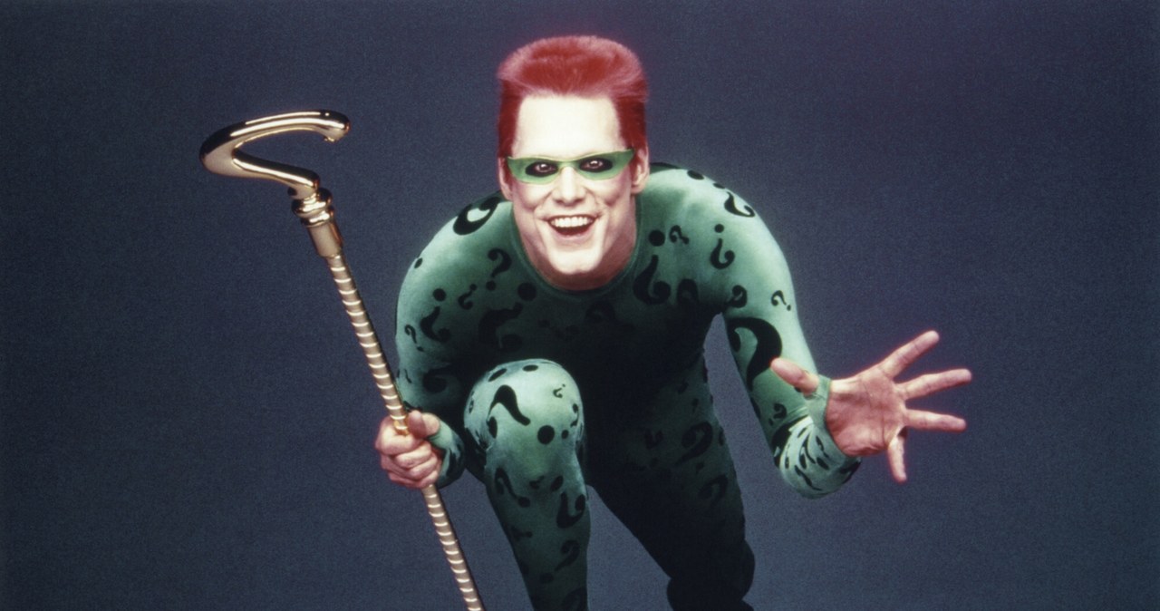 Jim Carrey w filmie "Batman Forever" /Warner Bros. Pictures/Collection Christophel/East News /East News