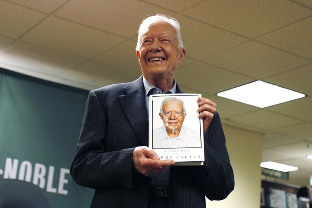 Jimmy Carter w 2015 roku /Kena Betancur/ AFP /East News