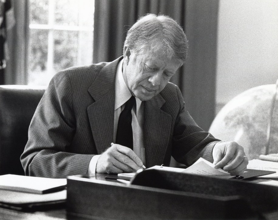 Jimmy Carter w styczniu 1979 roku /WHITE HOUSE PHOTOGRAPHER / JIMMY CARTER LIBRARY /PAP/EPA