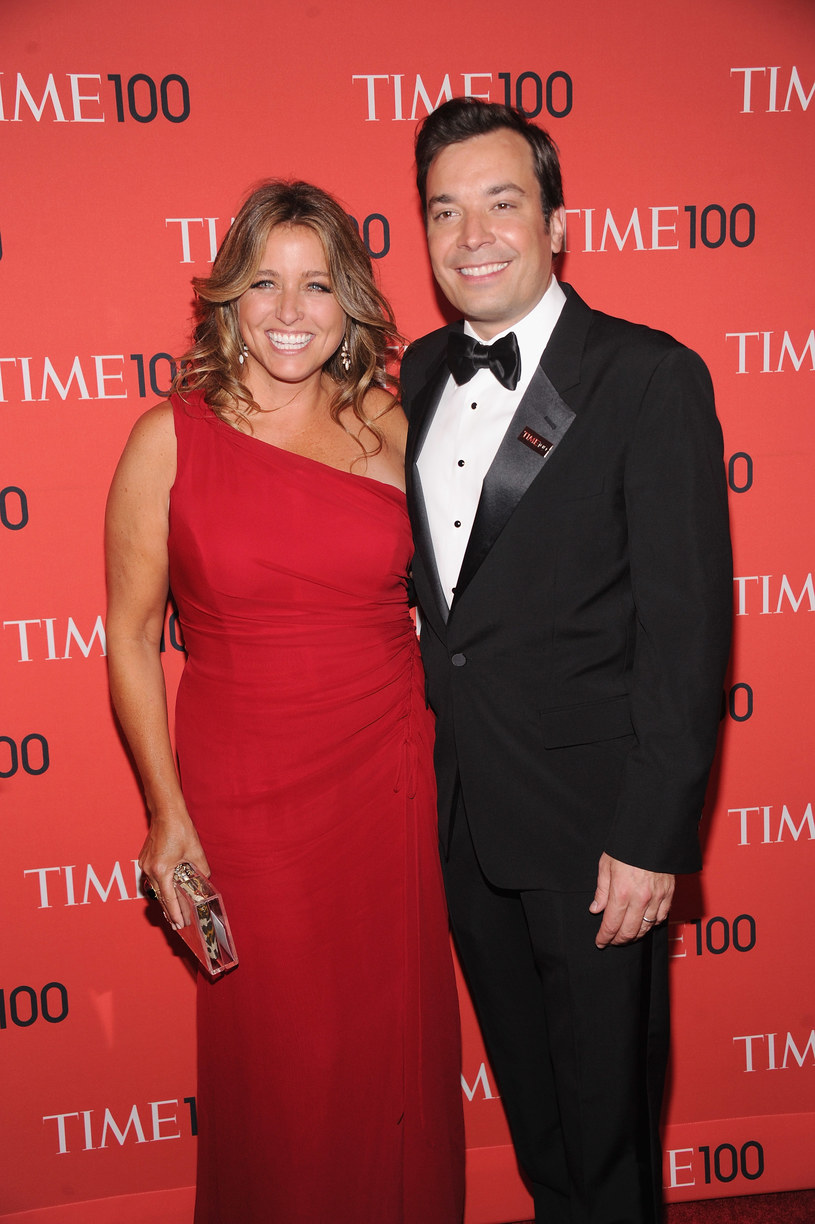 Jimmy Fallon z żoną /Jamie McCarthy /Getty Images
