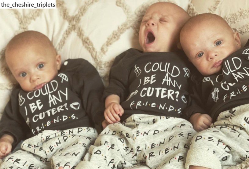 Jimmy, Jensen i Jaxson urodzili się 26 kwietnia 2021 roku /Instagram