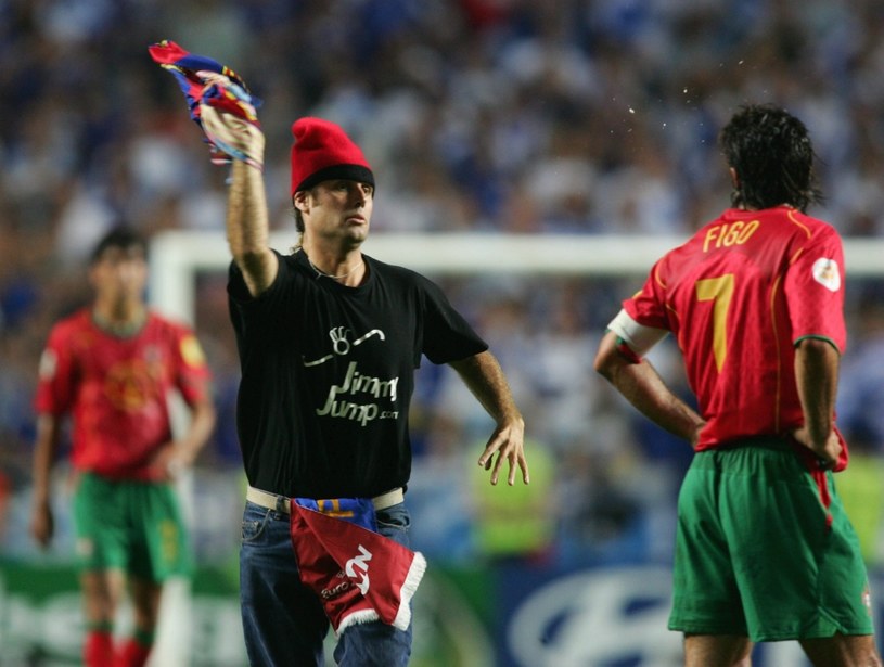 Jimmy Jump podczas meczu reprezentacji Portugalii /Getty Images/Flash Press Media