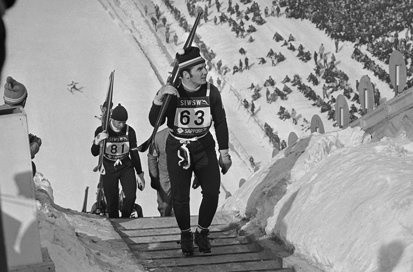Jiri Raska na skoczni w Sapporo, 08.02.1971 / fot. AP /East News
