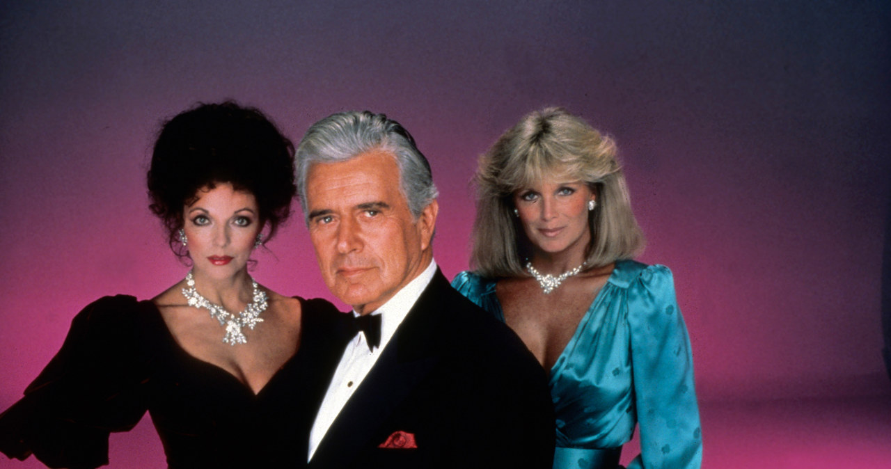 Joan Collins , John Forsythe i Linda Evans /Bridgeman Images – RDA /Agencja FORUM