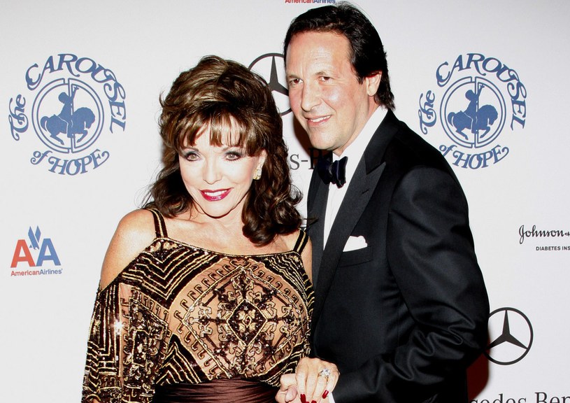 Joan Collins z mężem /123RF/PICSEL