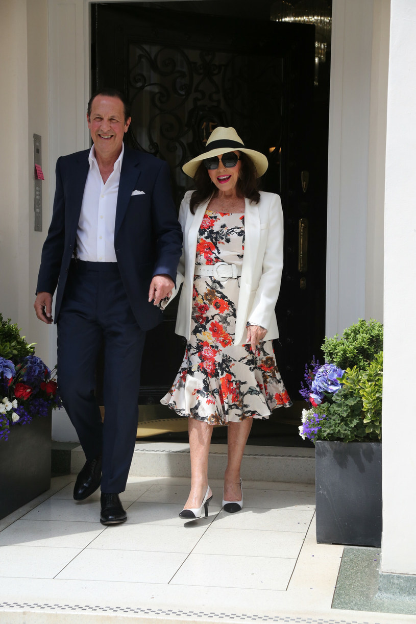 Joan Collins z mężem /SplashNews.com/East News /East News