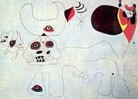 Joan Miró, Walka byków, 1945 /Encyklopedia Internautica